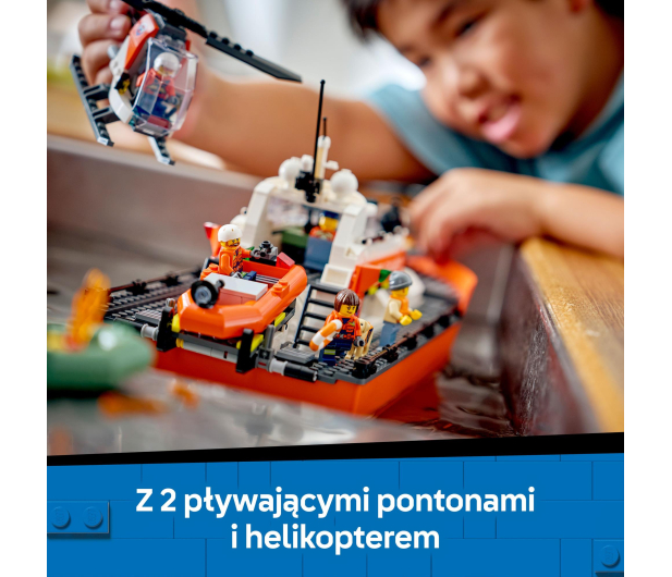 LEGO CITY 60504 Łódź ratunkowa i helikopter straży przybrzeżnej - 1473521 - zdjęcie 16